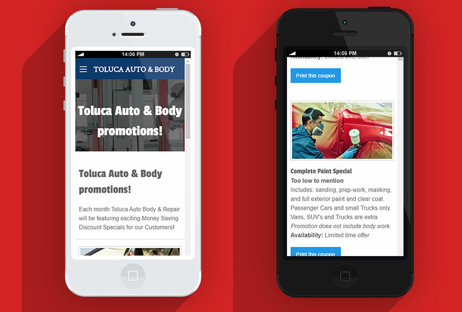 Toluca Auto & Body Re-Design